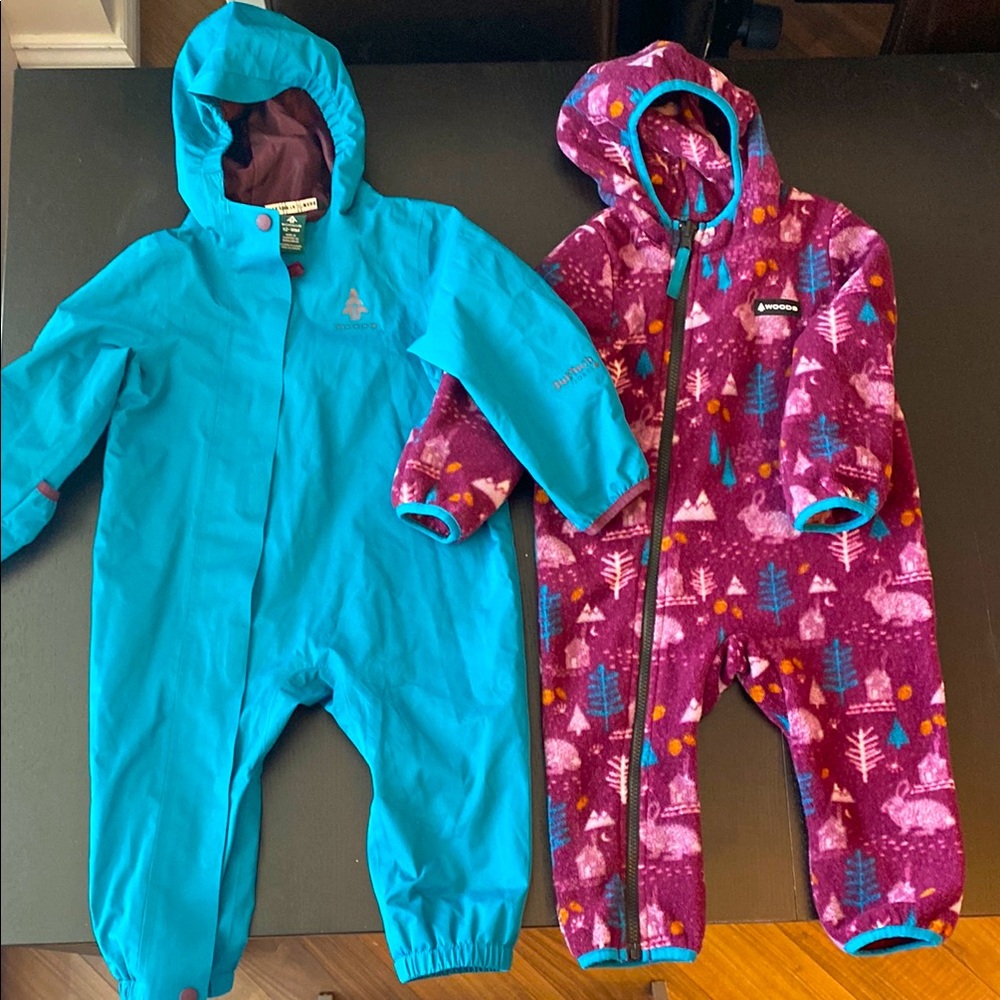 Woods 2-piece set baby snowsuit